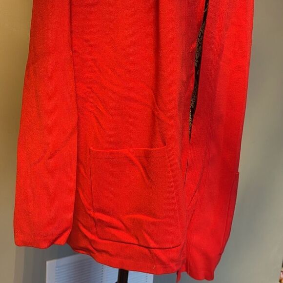 Jones New York Womens Open Front Cardi W/Rib Placket NEW - Picture 3 of 4